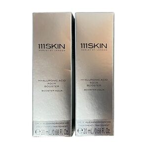NEW Set of 2 111SKIN Hyaluronic Acid Aqua Booster Moisturizing Anti-aging Serums